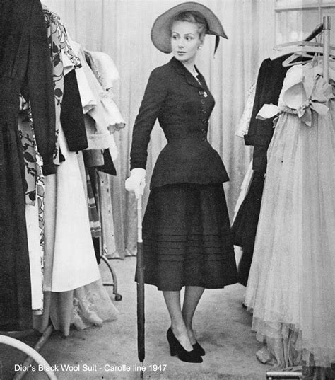 dior 1948|christian dior 1947 fashion style.